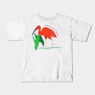 Scarlet Ibis Totem Kids T-Shirt